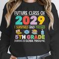 Future Class Of 2029 I Survived Passed 5th Grade Graduation Unisex Sweatshirt