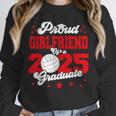 Girlfriend Of a 2025 Graduate Prom Graduation 25 VolleyBall Unisex Sweatshirt