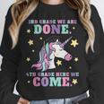 Girls 3rd Grade Graduation Magical Unicorn Unisex Sweatshirt