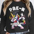 Girls Dabbing Unicorn Pre-K PreSchool Nailed It Graduation Unisex Sweatshirt