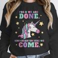 Girls Pre-K Graduation Magical Unicorn Unisex Sweatshirt