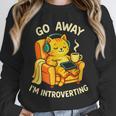 Go Away I'm Introverting Cat Coffee Headphones Unisex Sweatshirt Go Away I'm Introverting Cat Coffee Headphones Unisex Sweatshirt