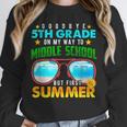 Goodbye 5th Grade Graduation To 6th Grade Hello Summer Kids Unisex Sweatshirt