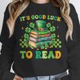 Goods Luck Read Librarian Book Patrick Days Shamrock Clover Unisex Sweatshirt Goods Luck Read Librarian Book Patrick Days Shamrock Clover Unisex Sweatshirt
