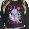 Goth Capybara Ramen Ritual Feasting Soft Introvert Art Unisex Sweatshirt Goth Capybara Ramen Ritual Feasting Soft Introvert Art Unisex Sweatshirt