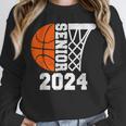 Graduate Senior Class Of 2024 Basketball Player Graduation Unisex Sweatshirt