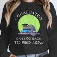 I Graduated Can I Go Back To Bed Now Cat Graduation For Men Women Girls Kids Unisex Sweatshirt