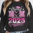 Graduation 2025 Proud Mom Of 2025 Graduate Floral Women Unisex Sweatshirt
