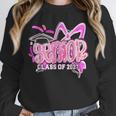 Graduation 2027 Senior 2027 Class Of 2027 Coquette Pink Girl Unisex Sweatshirt