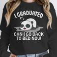 Graduation Animal Zoo Panda Bear I Graduated Panda Student Unisex Sweatshirt