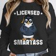 Graduation Penguin Licensed Smartass Graduate Unisex Sweatshirt