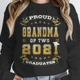 Graduation Proud Grandma Of Two 2021 Graduates High School Unisex Sweatshirt