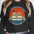 Graduation Sloth Can I Go Back To Bed Now Vintage Unisex Sweatshirt