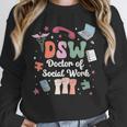 Groovy DSW Doctor Of Social Work Graduation DSW Graduate Unisex Sweatshirt