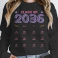 Grow With Me Graduation First Day Of School Class Of 2036 Unisex Sweatshirt