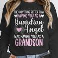 Guardian Angel Memorial In Memory Of Grandson For Grandma Unisex Sweatshirt Guardian Angel Memorial In Memory Of Grandson For Grandma Unisex Sweatshirt