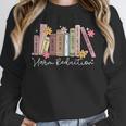 Harm Reduction Floral Book Overdose Awareness Nurse Unisex Sweatshirt