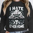 I Hate Everyone Introvert Anti-Social Dark Humor Unisex Sweatshirt I Hate Everyone Introvert Anti-Social Dark Humor Unisex Sweatshirt