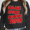 High School Graduation Tshirt Game Over Senior Class Of 2018 Unisex Sweatshirt