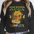 High School Level Complete Gamer Graduation Dinosaur 2021 Unisex Sweatshirt