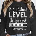 High School Level Unlocked Gamer Graduation Apparel Unisex Sweatshirt
