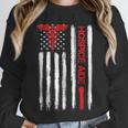 Hospice Aide American Flag Nurses Graduation Medical Unisex Sweatshirt