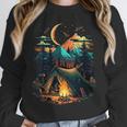 Id Rather Be Camping Great Outdoors Love Glamping Introvert Unisex Sweatshirt