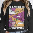 I'd Rather Be Kite Flying Throwback Hobby Memory Kite Unisex Sweatshirt