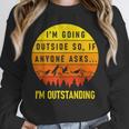 I'm Outstanding Retro Introvert Mountain Trip Lover Unisex Sweatshirt I'm Outstanding Retro Introvert Mountain Trip Lover Unisex Sweatshirt