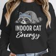 Indoor Cat Energy Raccoon Introvert Anti Social Mascot Unisex Sweatshirt Indoor Cat Energy Raccoon Introvert Anti Social Mascot Unisex Sweatshirt