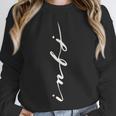 INFJ Introvert Personality Psychology Vertical Writing Unisex Sweatshirt INFJ Introvert Personality Psychology Vertical Writing Unisex Sweatshirt