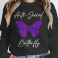 Introvert Antisocial Butterfly For Women Men Unisex Sweatshirt Introvert Antisocial Butterfly For Women Men Unisex Sweatshirt