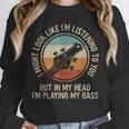 Introvert Bass Guitarist Musician Playing Bass Guitar Unisex Sweatshirt Introvert Bass Guitarist Musician Playing Bass Guitar Unisex Sweatshirt