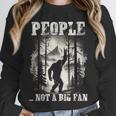 Introvert Bigfoot People Not A Big Fan Dad Joke Unisex Sweatshirt