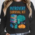 Introvert Book Lover Introvert Survival Kit Unisex Sweatshirt