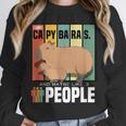 Introvert Capybara Rodent Animal Lover Antisocial Retro Unisex Sweatshirt Introvert Capybara Rodent Animal Lover Antisocial Retro Unisex Sweatshirt