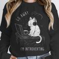 Introvert Cat With Coffee On Computer Antisocial Emo Goth Unisex Sweatshirt Introvert Cat With Coffee On Computer Antisocial Emo Goth Unisex Sweatshirt