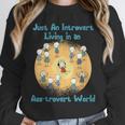 Introvert Extrovert Cartoon In Asstrovert World Unisex Sweatshirt Introvert Extrovert Cartoon In Asstrovert World Unisex Sweatshirt