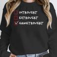 Introvert Gamer Gametrovert Video Game Lover 2025 Unisex Sweatshirt Introvert Gamer Gametrovert Video Game Lover 2025 Unisex Sweatshirt