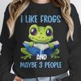 Introvert Herpetologists Amphibian Frog Lover Unisex Sweatshirt