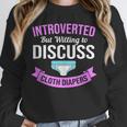Introvert Hippie Mom Cloth Diapers Crunchy Mama Unisex Sweatshirt Introvert Hippie Mom Cloth Diapers Crunchy Mama Unisex Sweatshirt