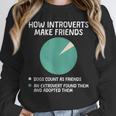 Introvert Introverted Person Awkward Introverts Dog Lover Unisex Sweatshirt