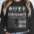 Introvert Label Antisocial Loner Socially Awkward Unisex Sweatshirt Introvert Label Antisocial Loner Socially Awkward Unisex Sweatshirt