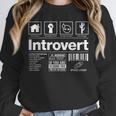 Introvert Label Signs Unisex Sweatshirt Introvert Label Signs Unisex Sweatshirt