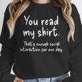 Introvert Quote Socially Awkward Anti Social Humorous Unisex Sweatshirt Introvert Quote Socially Awkward Anti Social Humorous Unisex Sweatshirt