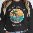 Introvert Relaxation Me Myself And Silence Summer Vacation Unisex Sweatshirt
