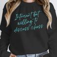 Introvert But Willing To Discuss Chess Unisex Sweatshirt Introvert But Willing To Discuss Chess Unisex Sweatshirt