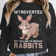 Introverted Rabbits Bunny Lover Rabbit Introvert Unisex Sweatshirt Introverted Rabbits Bunny Lover Rabbit Introvert Unisex Sweatshirt