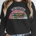 Introverted But Willing To Discuss Cats Rainbow Unisex Sweatshirt Introverted But Willing To Discuss Cats Rainbow Unisex Sweatshirt