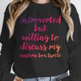 Introverted Willing To Discuss Eastern Box Turtle Introvert Unisex Sweatshirt Introverted Willing To Discuss Eastern Box Turtle Introvert Unisex Sweatshirt